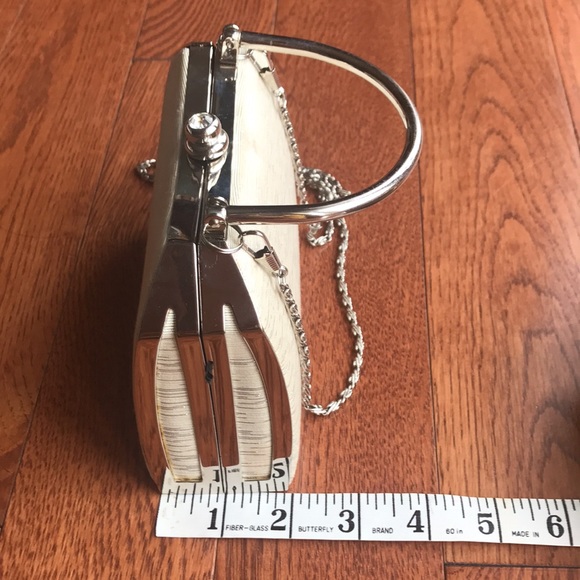 Silver evening bag - Picture 2 of 8